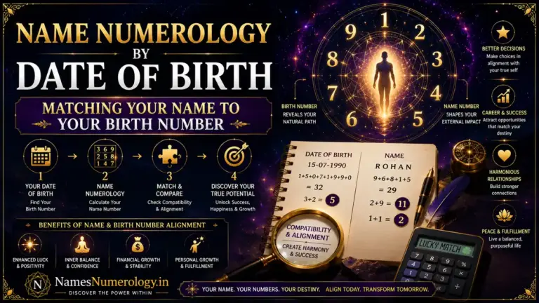 Name Numerology By Date Of Birth